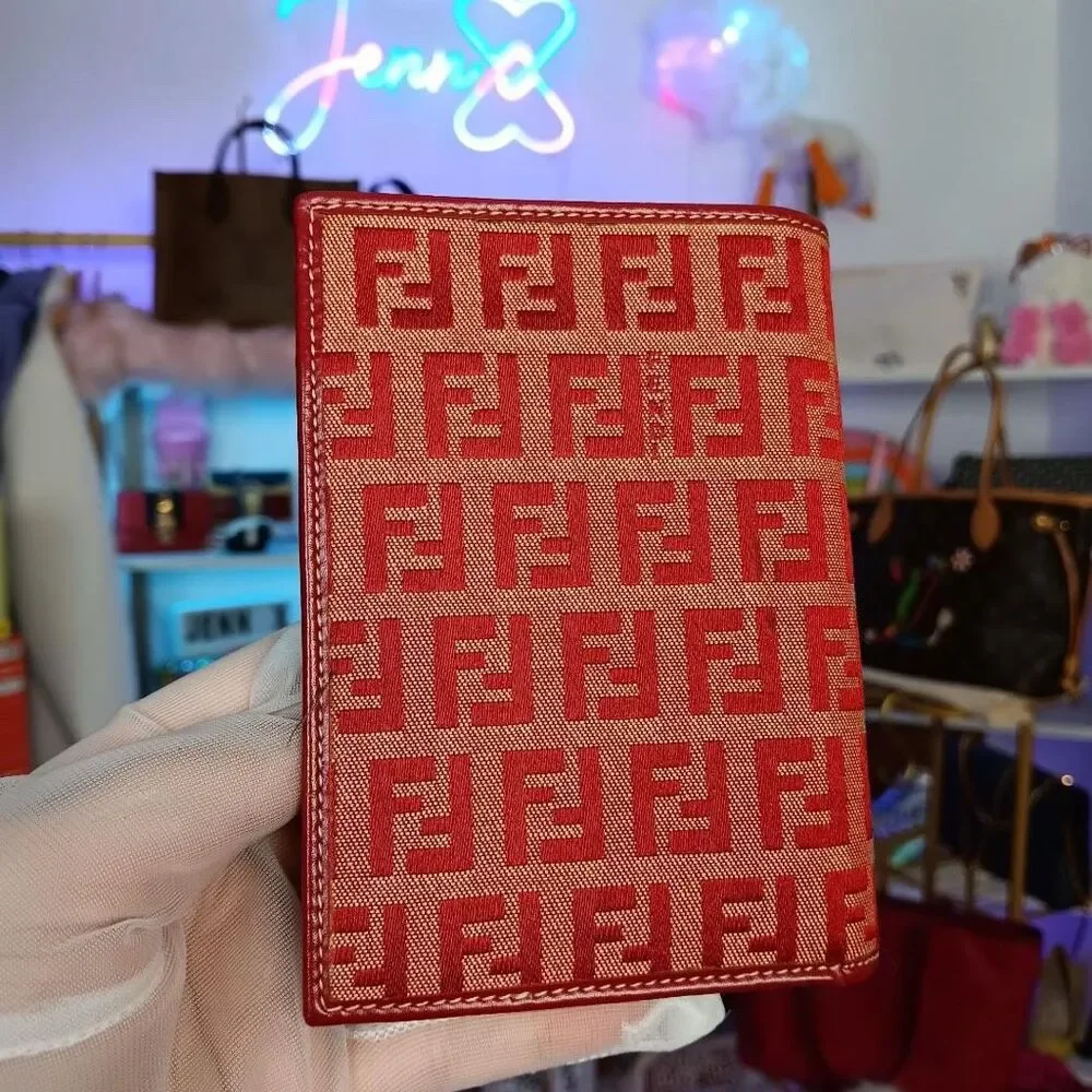 Fendi red beige